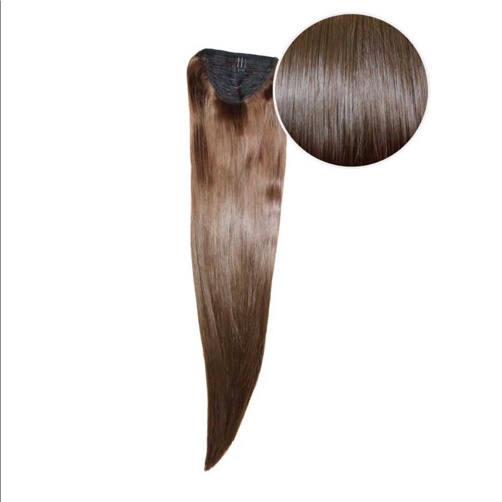 NEVER USED Bellami clip-in, wrap pony tail